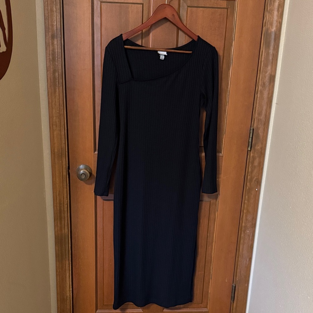 a new day Black Long Sleeve Dress